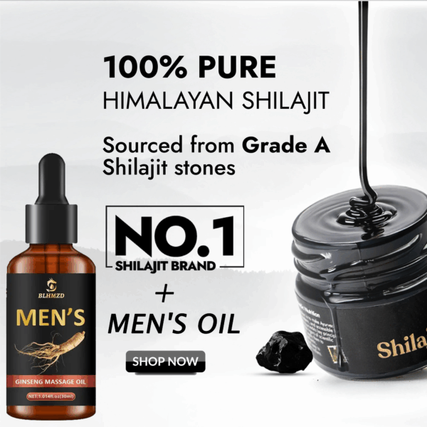 Shilajit Ashwagandha + Men's Oil
